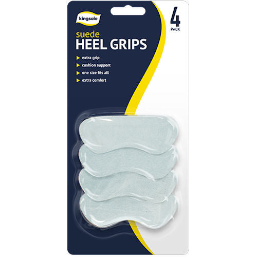 Suede Heel Grips - 4 Pack