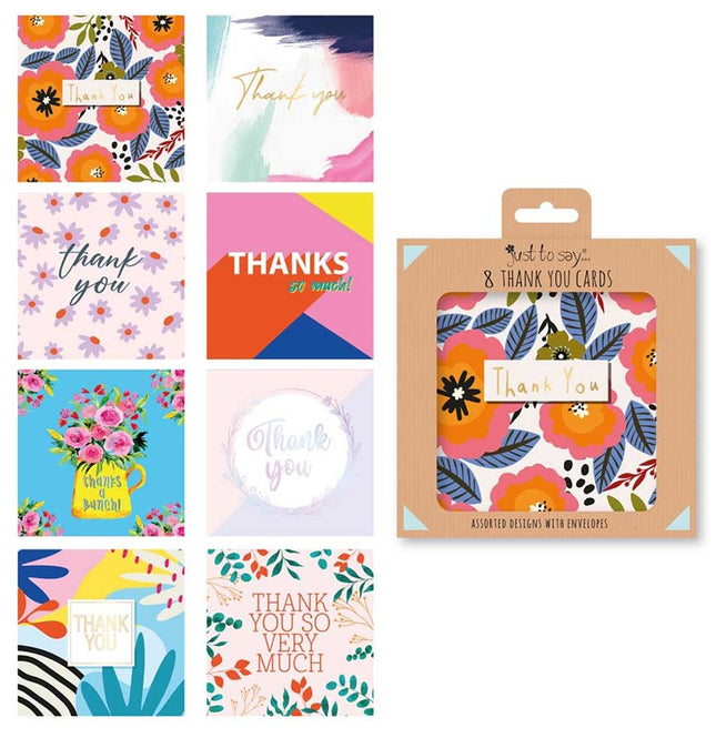 8 Thank You Cards