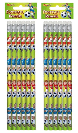 Football Pencils - 6 Pack