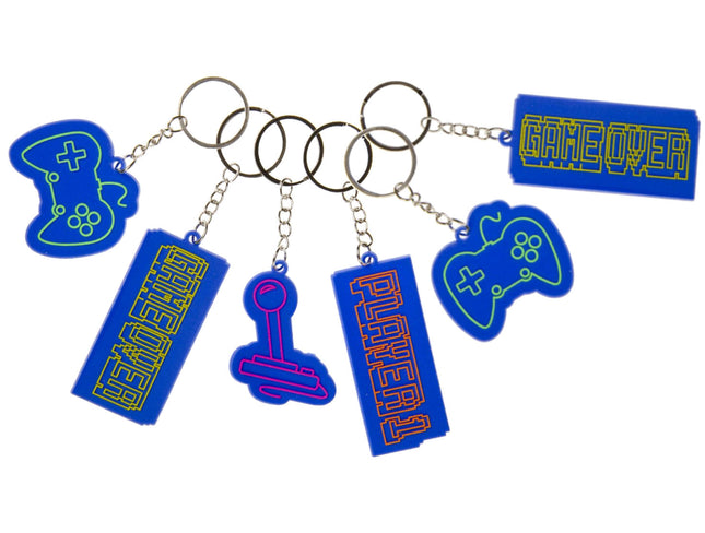 Gamer Keychains - 6 Pack
