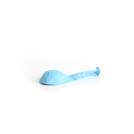 Pearlised Baby Blue 7" Latex Balloons – 100 Pack