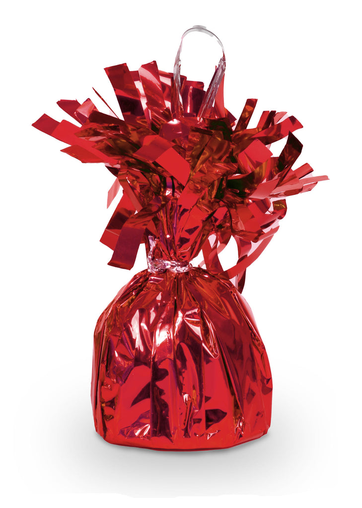 Large Red Foil Balloon Weight – Balloon Anchor Shiny Weighted Decorative Base Parties Celebrations