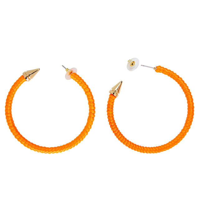 Earrings - Neon Orange