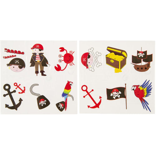 Pirate Tattoo Sheet (Single)