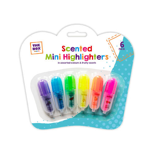 Scented Mini Highlighters - 6 Pack