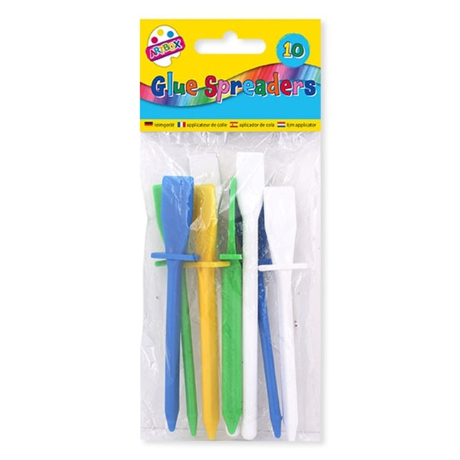 10 Plastic Glue Spreaders