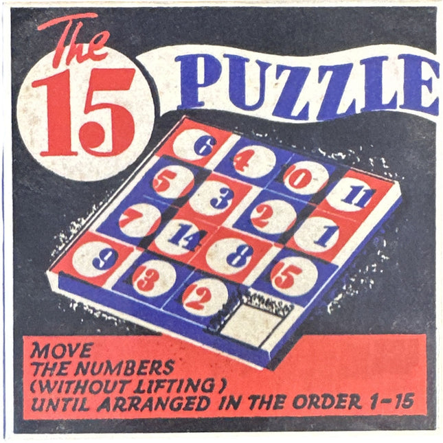 The 15 Puzzle Travel Kit