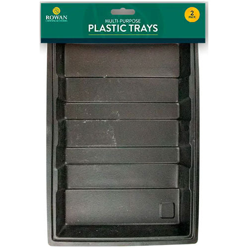 Multi-Purpose Plastic Trays 2 Pack