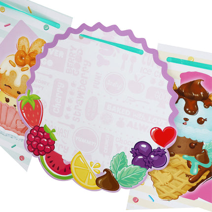 Num Noms 'Any Age' Happy Birthday Banner