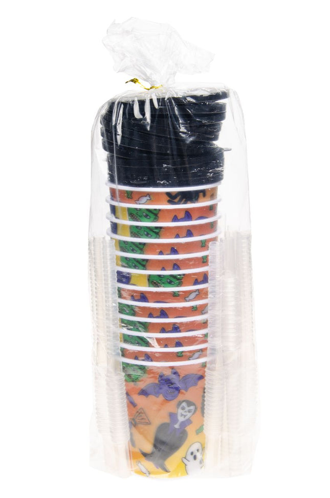 Halloween Reusable Plastic 3D Cup & Straw - Single