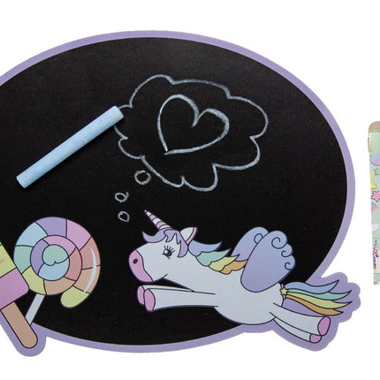 Unicorn Blackboard & Chalk