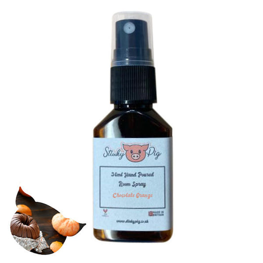 Stinky Pig Highly Scented Small Room Spray - 30ml Chocolate Orange