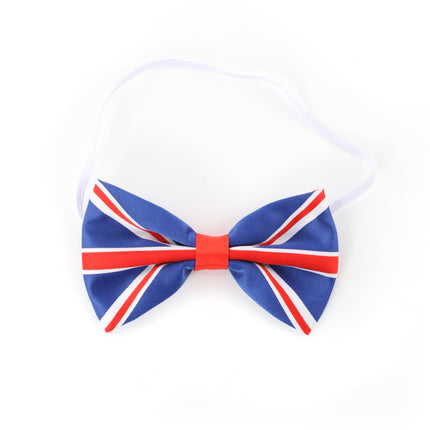 Union Jack Cloth Bow Tie