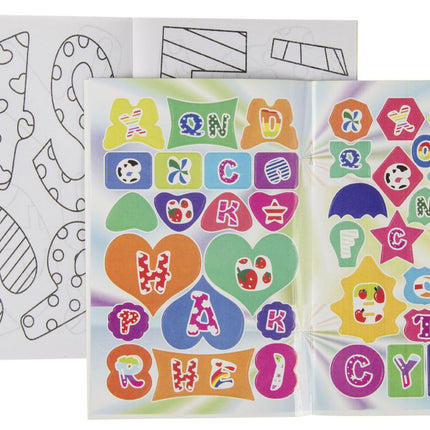 Large Assorted Sticker & Colouring Books - 6 Pack