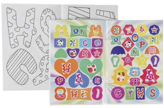 Large Assorted Sticker & Colouring Books - 6 Pack