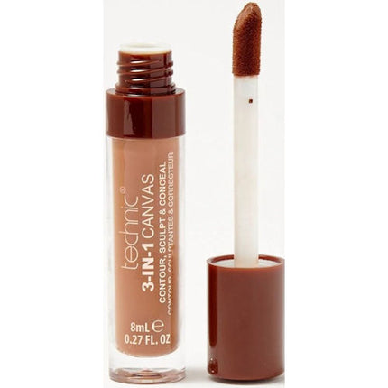 Technic Cosmetics 3-in-1 Canvas Full Coverage Concealer - Chestnut