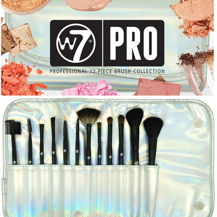W7 Cosmetics Makeup Brush Collection - 12 Piece