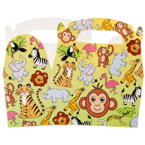 Wild Animals Small Treat Boxes - 12 Pack