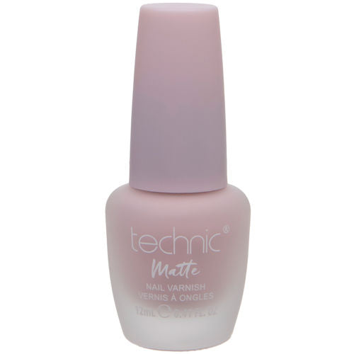 Technic Cosmetics Matte No Shine Nail Polish Pastel Pink - Matte Sugared Almond