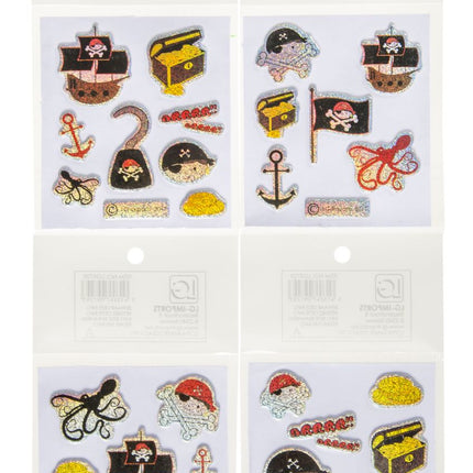 Pirate Metallic Shiny Sticker Sheet - Single