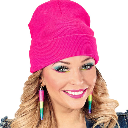 Beanie - Neon Pink