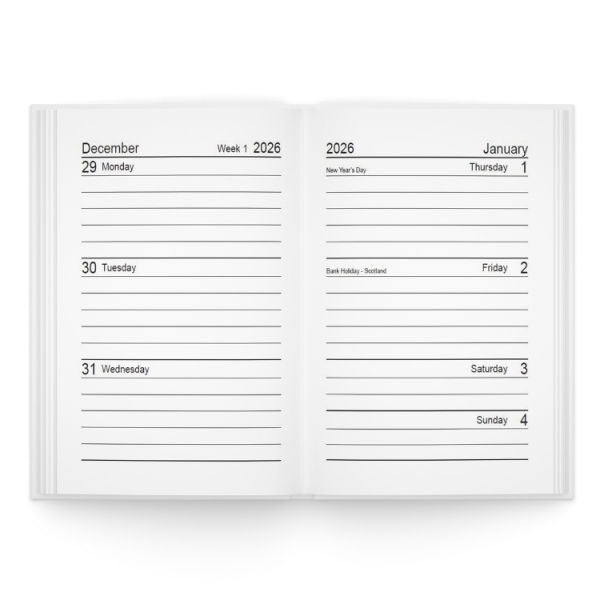 Pocket Colour Block Diary - Assorted