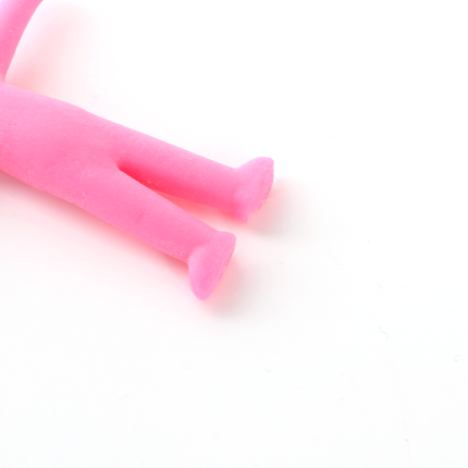 Pink Stretchy Smiley Men - 12 Pack