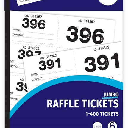 1-400 Jumbo Raffle Tickets