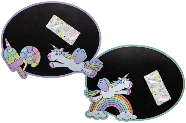 Unicorn Blackboard & Chalk