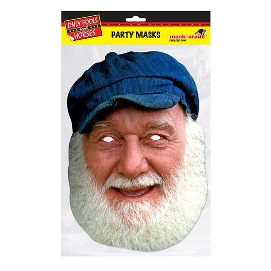Only Fools and Horses Uncle Albert Party Mask – Full Face Cardboard Mask Eye Cut Outs Fun Fancy Dress Accessory