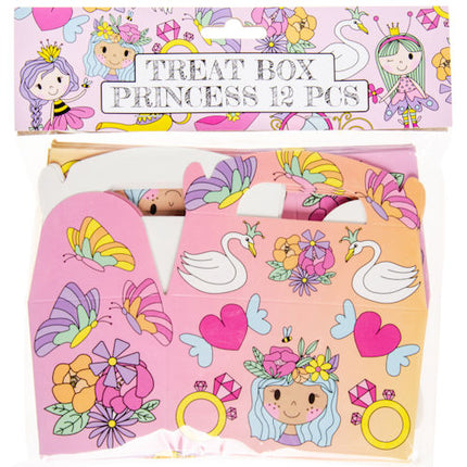 Princess Small Treat Boxes - 12 Pack