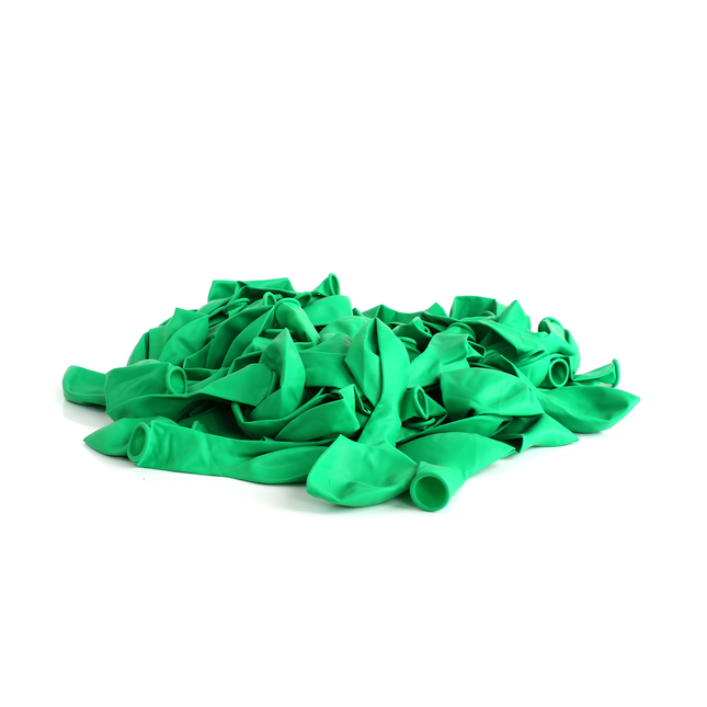 Pearlised Evergreen 7" Latex Balloons – 100 Pack