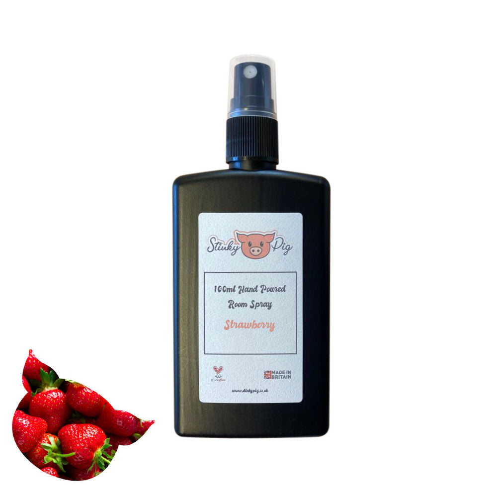 Stinky Pig Highly Scented Medium Room Spray - 100ml Strawberry