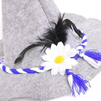 Adult Grey Bavarian Seppel Hat