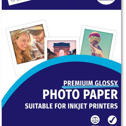 8 Glossy A4 Photo Paper Sheets