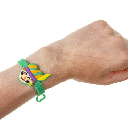 Adjustable Sinterklaas Rubber Bracelets - 6 Pack