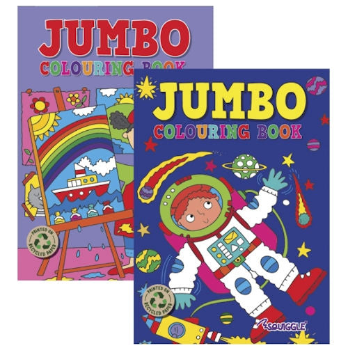 A4 Jumbo Colouring Book - Assorted