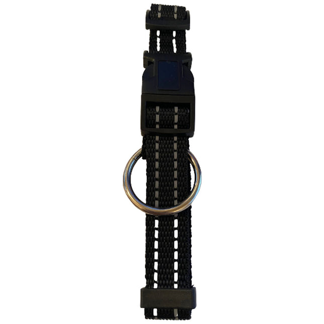 Reflective Dog Collar - Large Black