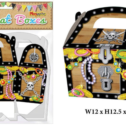 Pirate Treat Boxes - 10 Pack