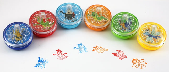 Insect Spinning Top Stampers - 6 Pack