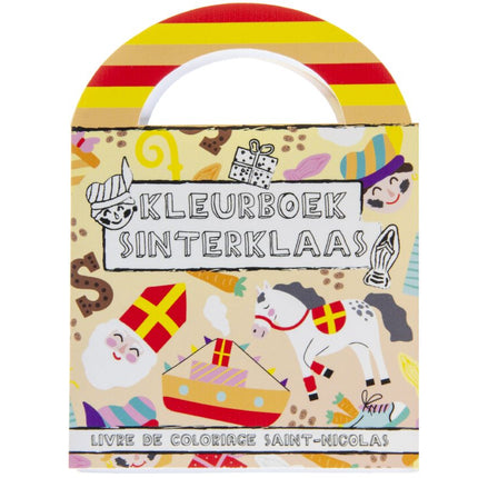 Sinterklass Sticker & Colouring Books With Handles - 6 Pack