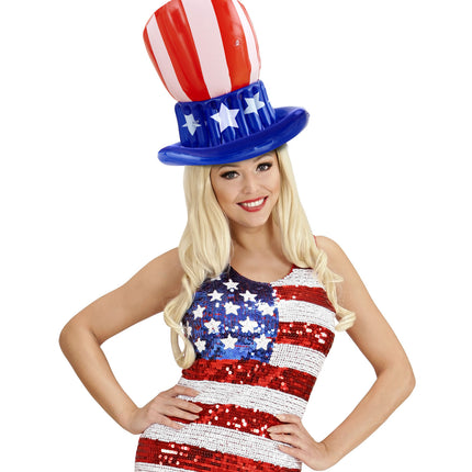 Inflatable Uncle Sam Top Hat - 50cm