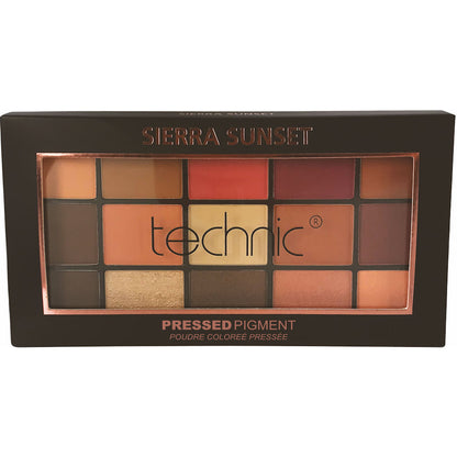 Technic Cosmetics 15 Colour Eyeshadow Palette - BAS5-1 Sierra Sunset
