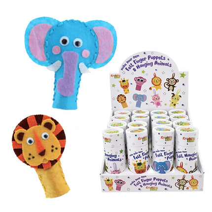 Make Your Own Felt Finger Puppets - Single