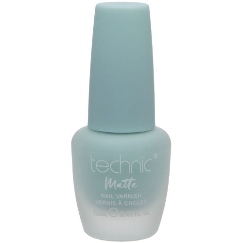 Technic Cosmetics Matte No Shine Nail Polish Pastel Blue - Matte Glacier