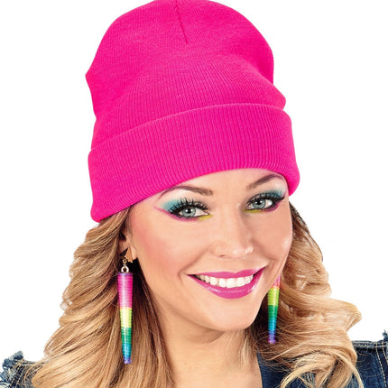 Beanie - Neon Pink