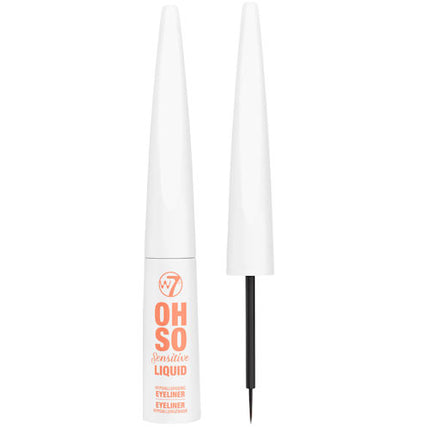 W7 Cosmetics Oh So Sensitive Liquid Eyeliner - Black