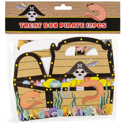 Pirate Small Treat Boxes - 12 Pack