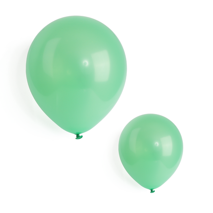 Pearlised Evergreen 12" Latex Balloons – 50 Pack