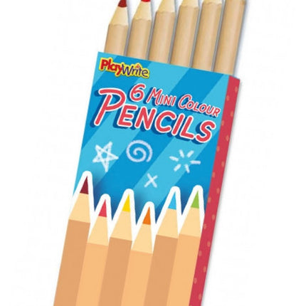 Half Size Colour Pencils - 6 Pack